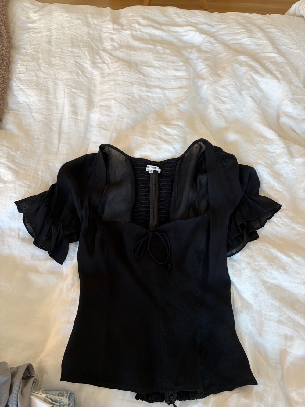 Reformation puff sleeve top